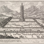 La torre de porcelana de Nanjing: Construcción y destrucción