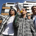 Indignado, parado y multado con 600 euros por usar un megáfono