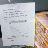 Esta foto resume a la perfección lo que la mayoría pensamos sobre las páginas amarillas [ENG]