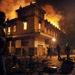 Protestas frente al parlamento griego