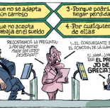 Viñeta de Fontdevila: Contra las cuerdas