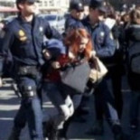 Carga policial contra menores. Nuestros hijos