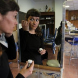 No era la simulación de una agresión policial, era teatro