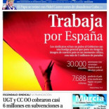 A qué me recuerda la portada de La Razón