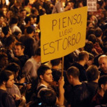 El 15-M denuncia que el Gobierno recurra a la "estrategia del miedo"