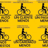 La bicicleta no es conveniente
