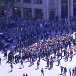 Barcelona 3/5/2012, mossos rodeando a manifestantes