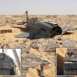 Descubierto un avión de combate de la RAF en el desierto del Sahara, 70 años después de que se estrellara