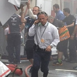 Explosión en el box de Williams