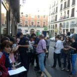 La Polícia Nacional pide en Madrid el DNI a quienes quieren cerrar su cuenta en Bankia