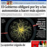 Portada La Razón. Bosón de Higgs