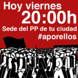 Convocatoria: Hoy a las 20:00h en las sedes del PP