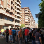 Las sedes del PP en León y Ponferrada cercadas por los mineros