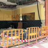 Un carnicero hace picadillo el local al ser desahuciado