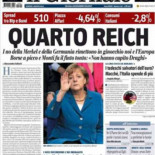 La portada del diario italiano ‘Il Giornale’ que ha enfurecido a los alemanes
