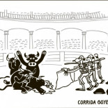 Viñeta de Forges: Corrida Goyesca