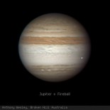 Un objeto impacta contra Júpiter