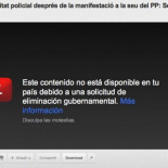 CIU y PP borran el video de YouTube que mostraba la brutalidad policial en Barcelona