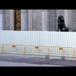 El perímetro del Congreso de los Diputados comienza a ser vallado por 'unas obras'