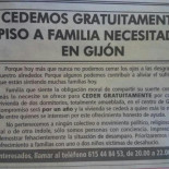 Anuncio en un periódico gijonés