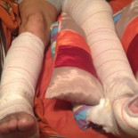 Señora Cospedal, le mando mis piernas...