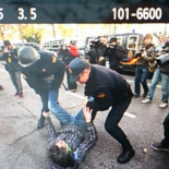 La U.I.P. carga contra medicos, enfermeros y celadores