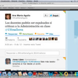 Diputada del PP y expresidenta ANPE presume de que los docentes que critiquen a la administración serán despedidos