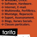 Informático a domicilio. Tarifa: la voluntad