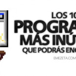 Los 10 programas más inútiles para PC