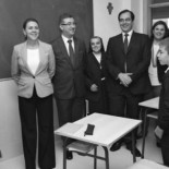 La escuela privada con fondos públicos, en dos fotos