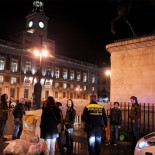 La policía aborta la acampada en Sol
