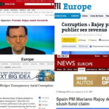 Así ha recogido la prensa internacional el discurso de Rajoy sobre el 'escándalo Bárcenas'