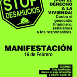 #16F Mapa con las 45 manifestaciones de la PAH. Contra el genocidio financiero