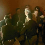 Griñán se burla de los manifestantes mientras son reprimidos en un acto en la Universidad de Almería