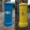 Correos repinta en menos de 24 horas los tres buzones de Madrid pintados de azul y con las siglas del PP