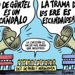 Viñeta. Un país de escándalo [Humor]