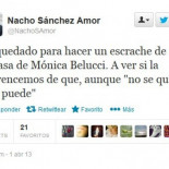 Diputado del PSOE: "He quedado para hacer un escrache de esos en casa de Mónica Belucci"