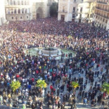 Lleno en la Plaza de la Virgen
