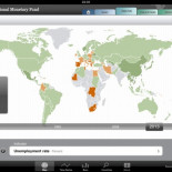 Mapa mundial con las tasas de desempleo