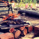 Cómo hacer un fuego al revés