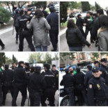 Un maestro detenido en Zaragoza en un escrache a la Consejera de Educación Serrat