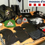 Material incautado por los Mossos a cinco anarquistas en prisión preventiva por terrorismo