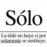 ¿Deberíamos volver a acentuar sólo?