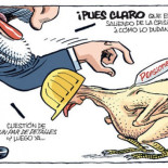 Estamos saliendo. Viñeta de Manel Fontdevila