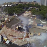 Un drone graba las protestas en Taksim hasta que es derribado por la policia