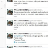 Rivaldo se une a las protestas: "Brasil no necesita organizar un Mundial, sino invertir en educación y salud"