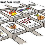 Teclado de verano para medios