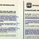 Dos comunicados idénticos