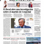 El fiscal abre una investigación sobre el marido de Cospedal [portada de El Mundo 04/08/2013]