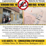 Tres familias no valen seis metros cuadrados